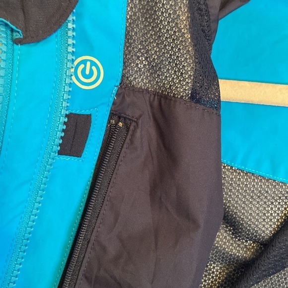 THE North Face HyVent Jacket Coat Women’s M Bright Blue - Picture 5 of 8